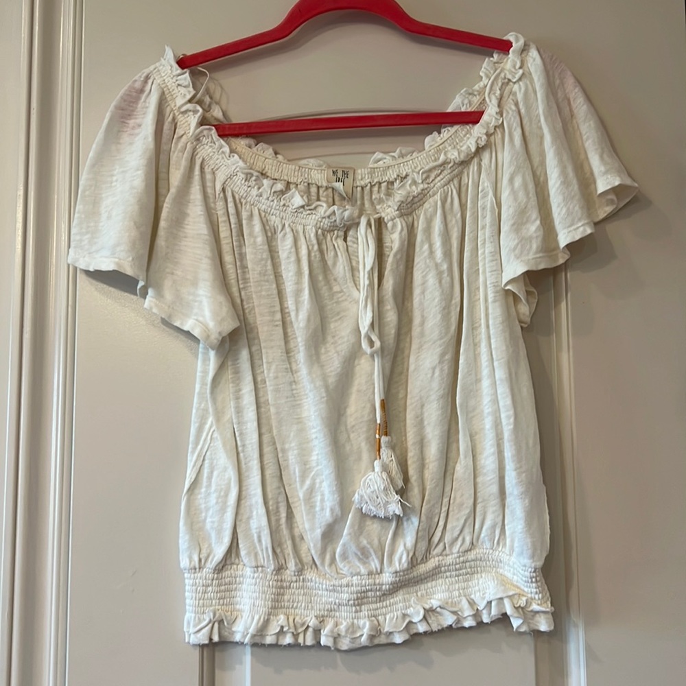 Free People - off shoulder Shirt - Size Large